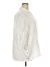 Sigrid Olsen 100% Linen White 3/4 Sleeve Button-Down Shirt Size 2X - photo 4