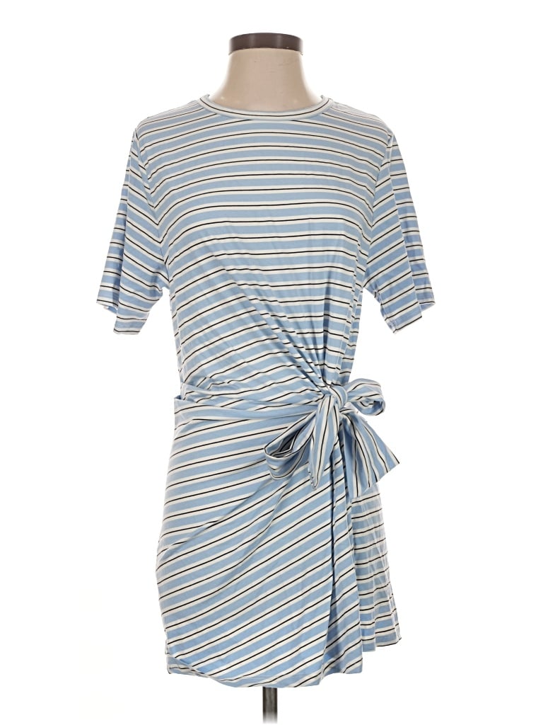 Mng Casual Dress In Blue