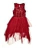 Lilt 100% Polyester Red Dress Size 7 - photo 1