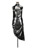 Cider Metallic Silver Cocktail Dress Size 1X - photo 1