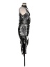 Cider Metallic Silver Cocktail Dress Size 1X - photo 4