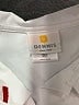 Dennis Ivory White Short Sleeve Button-Down Shirt Size 8 - photo 3