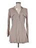 Splendid 100% Rayon Tan Long Sleeve Blouse Size M - photo 1