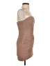 BCBGMAXAZRIA 100% Nylon Solid Tan Cocktail Dress Size 4 - photo 4