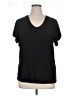 Three Dots Black Short Sleeve T-Shirt Size XL - photo 1