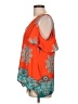 Venus Orange Short Sleeve Blouse Size L - photo 5