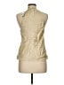 J.Crew Collection 100% Viscose Gold Sleeveless Blouse Size M - photo 2