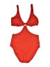 Aerie Solid Red One Piece Swimsuit Size XL Long - photo 1
