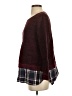 Westbound Plaid Burgundy Pullover Sweater Size S (petite) - photo 5