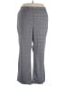 Lee Plaid Gray Dress Pants Size 4X M - photo 1