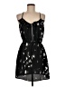 L8ter 100% Polyester Graphic Black Cocktail Dress Size M - photo 1