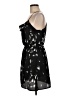 L8ter 100% Polyester Graphic Black Cocktail Dress Size M - photo 5