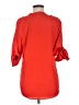 Calvin Klein Red 3/4 Sleeve Button-Down Shirt Size M - photo 2