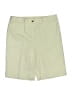Kate Hill Solid Green Khaki Shorts Size 10 Petite - photo 1