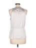 Cache Silver Sleeveless Blouse Size S - photo 2
