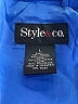 Style&Co 100% Polyester Solid Blue Jacket Size L - photo 6