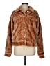 BKE 100% Polyester Brown Faux Fur Jacket Size M - photo 1