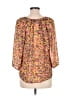 Self Esteem 100% Polyester Gold 3/4 Sleeve Blouse Size S - photo 2