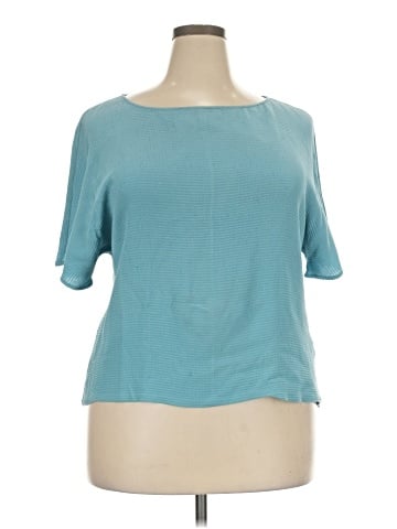 Lafayette 148 New York Short Sleeve Top (view 1)