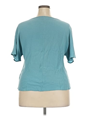 Lafayette 148 New York Short Sleeve Top (view 2)