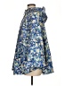 Ann Taylor 100% Polyester Print Blue Raincoat Size Med - Lg - photo 5