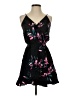 Express 100% Rayon Floral Black Cocktail Dress Size S - photo 1