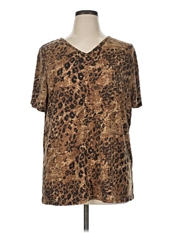 Liz & Me Short Sleeve Henley (view 1)