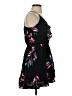 Express 100% Rayon Floral Black Cocktail Dress Size S - photo 4