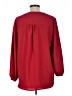 Fred David Red 3/4 Sleeve Blouse Size L - photo 2