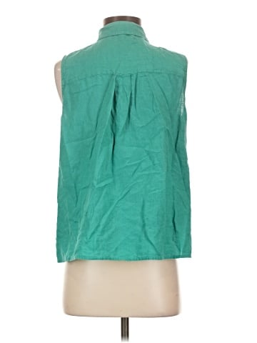 Eileen Fisher Sleeveless Button-Down Shirt (view 2)