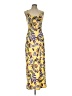 Haute Monde Tropical Yellow Cocktail Dress Size L - photo 1