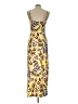 Haute Monde Tropical Yellow Cocktail Dress Size L - photo 2