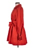 Bebe Red Trenchcoat Size M - photo 5