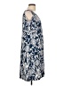 MSK Paisley Blue Casual Dress Size L - photo 4