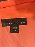 Attention 100% Polyester Color Block Orange 3/4 Sleeve Blouse Size L - photo 7