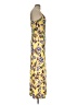 Haute Monde Tropical Yellow Cocktail Dress Size L - photo 4