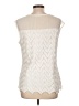 Roz & Ali Ivory Sleeveless Blouse Size L - photo 2