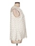 Roz & Ali Ivory Sleeveless Blouse Size L - photo 4