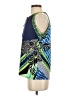Hale Bob Blue Sleeveless Blouse Size S - photo 5