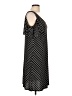 MSK Polka Dots Black Casual Dress Size L - photo 4