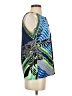 Hale Bob Blue Sleeveless Blouse Size S - photo 4