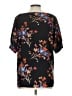 Pink Blush 100% Polyester Black 3/4 Sleeve Blouse Size L - photo 2