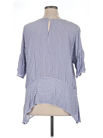 a.n.a. A New Approach Short Sleeve Blouse (view 2)