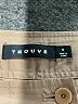 Trouve 100% Silk Chevron-herringbone Tan Silk Pants Size 6 - photo 7