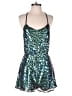 BCBGeneration 100% Polyester Teal Romper Size XS - photo 1