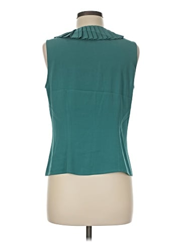 Doncaster Collection Sleeveless Silk Top (view 2)