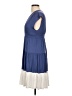 Ella Moss Color Block Blue Casual Dress Size L - photo 5