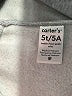 Carter's Gray Zip Up Hoodie Size 5T - photo 3