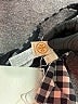 Tory Burch Checkered-gingham Black Swimsuit Bottoms Size L - photo 3