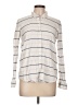 Gap 100% Cotton Stripes Ivory Long Sleeve Button-Down Shirt Size L - photo 1